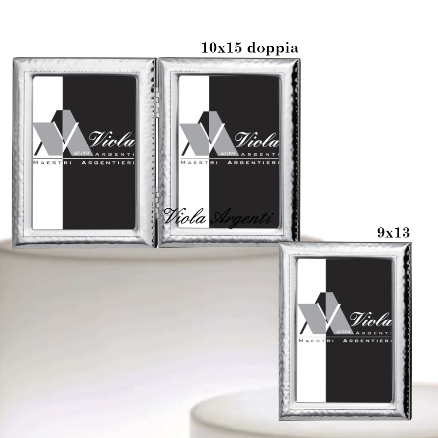Hammered frames with smooth edge inside