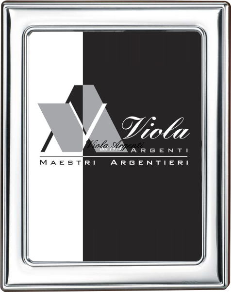 Smooth glossy edges frame di Viola Argenti. Argento online