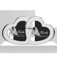 Smooth double heart frame
