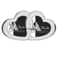 Smooth double heart frame