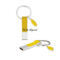 Yellow usb keychain