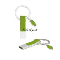 Green usb keychain