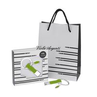 Green usb keychain