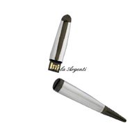 Penna usb cromata nero
