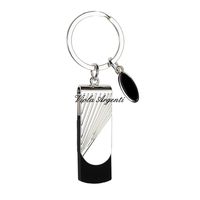 Usb keychain diagonal lines