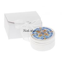 Scatola tonda maiolica