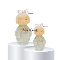 Kokeshi perfumer with glass
