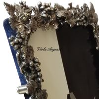 Silver frame with grapes - 5