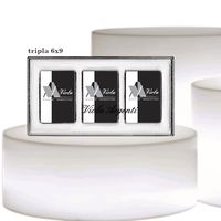 Cornice tripla martellata