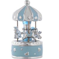 Carousel stars and blue hearts horses