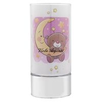 Lampada bimba con luna e orsetto