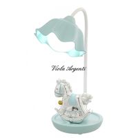 Water green rocking horse touch and led lamp