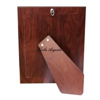 Cornice argento 999 liscia con riga - 7