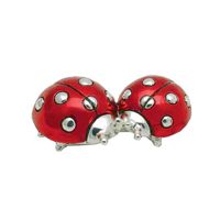 Pair of red ladybugs