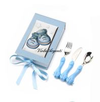 Baby food set enameled shoes