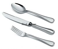 Set of three silver cutlery for children