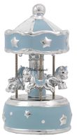 Blue horse carillon with light