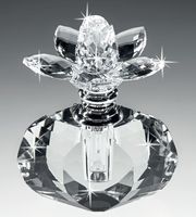 Water lily oval bottle