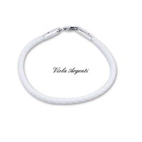 Base caucciu  intrecciato bianco