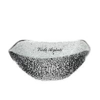 Ciotola pebbles argento