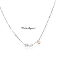 Collana argento con scritta love