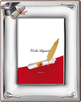 Graduation frame silver