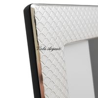 Cornice argento a quadretti - 3
