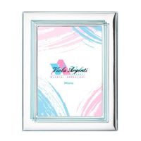 Cornice bimbo con linee azzurre