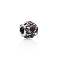 Purple swarovski charm