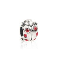 Coccinella swarovski rosso