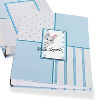 Album nascita coniglietto azzurro