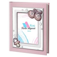 Baby photo album with shoes 