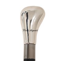 Silver pommel walking stick