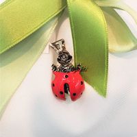 Ciondolo coccinella rossa - 5