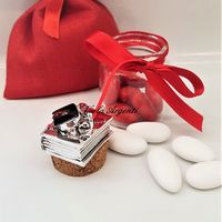 Bomboniera laurea cappello e libro smaltato