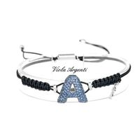 Bracciale con iniziale A