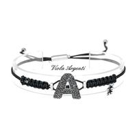 Bracciale con iniziale A