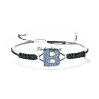 Bracciale con iniziale B