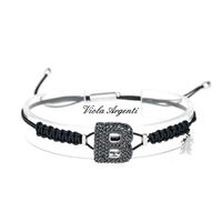 Bracciale con iniziale B - 3