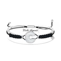 Bracciale con iniziale C