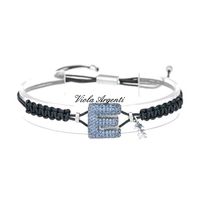 Bracciale con iniziale E