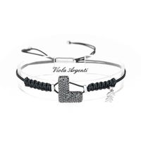 Bracciale con iniziale L