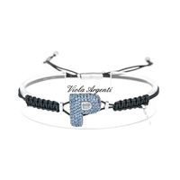 Bracciale con iniziale P