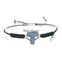 Bracciale con iniziale T