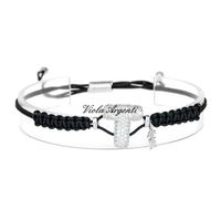 Bracciale con iniziale T