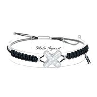 Bracciale con iniziale X
