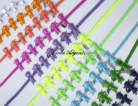 Bracciali ibamboli&reg; colors estivi in pizzo macram&eacute; pret a porter