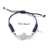 Bracciale con quadrifoglio