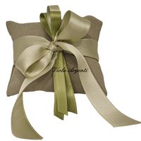 Busta portaconfetti lino verde
