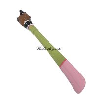 Calzascarpe con testa di cane dipinta a mano - 3